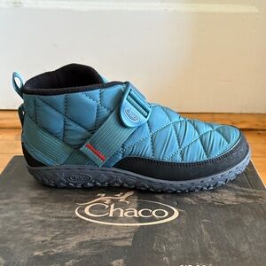 Chaco Blue Quilted Slip-On Slippers
